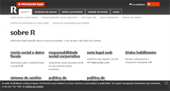 Desktop Screenshot of legal.mundo-r.com